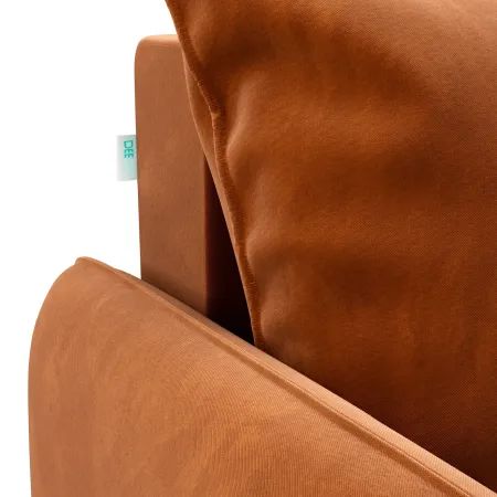 ПОРТЛЕНД Кресло-кровать терракотовое