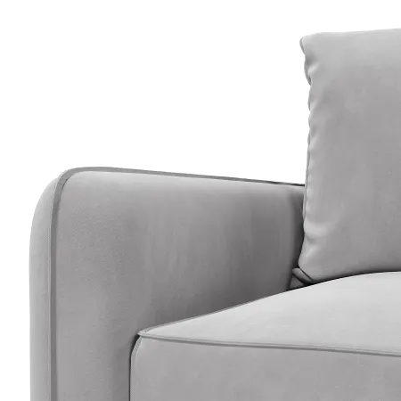 ПОРТЛЕНД Диван угловой светло-серый