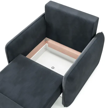 ПОРТЛЕНД Кресло-кровать серое