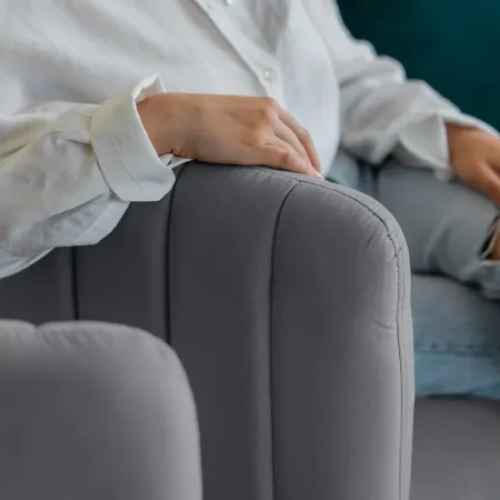 РИО Диван прямой светло-серый