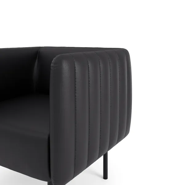 РИО Кресло тканевое черное