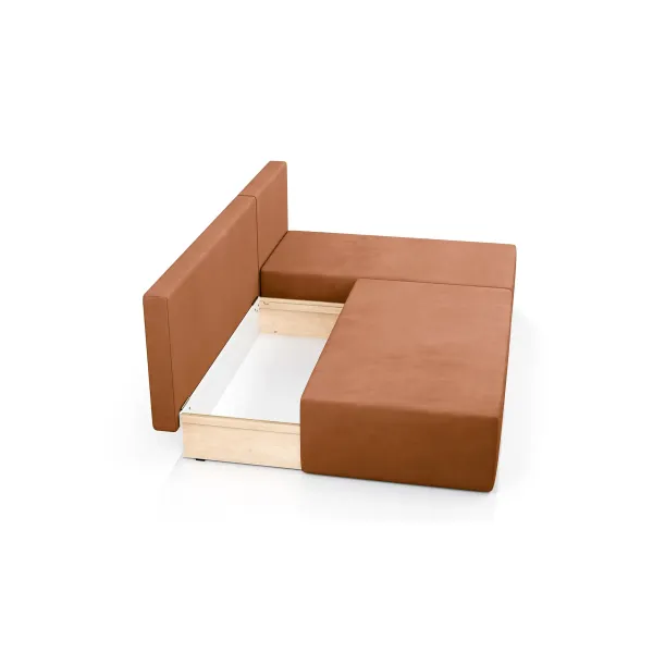 КОРСО ЛАЙТ Диван угловой, терракотовый