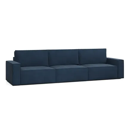 КОРСО XL Диван тканевый прямой темно-синий