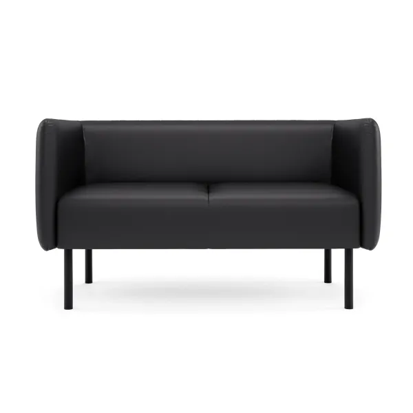 РИО Диван прямой черный