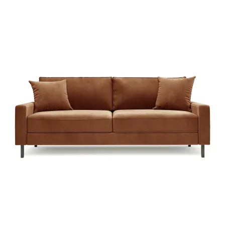 Хорошее настроение Диван прямой, медно-коричневый