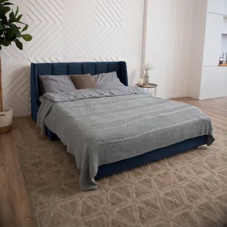 ВЕНЕЦИЯ Складная кровать темно-синяя, 145