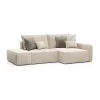 ПОРТЛЕНД Диван угловой с банкеткой светло-бежевый