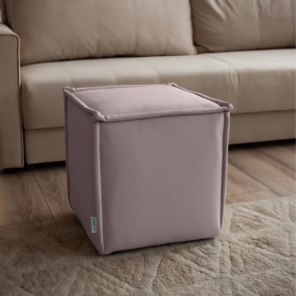 Маленькая радость Пуф квадратный розовый