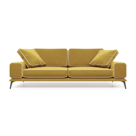 Солнечное побережье Диван прямой, медово-желтый