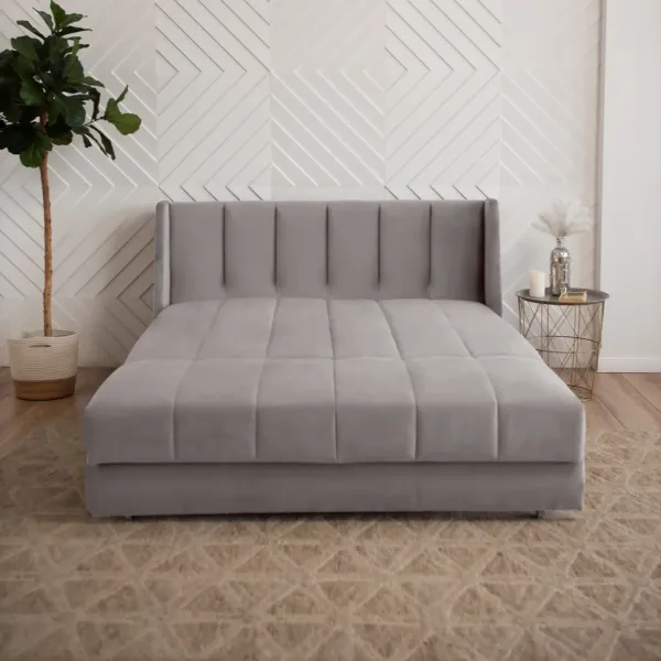 ВЕНЕЦИЯ Складная кровать серо-бежевая, 160