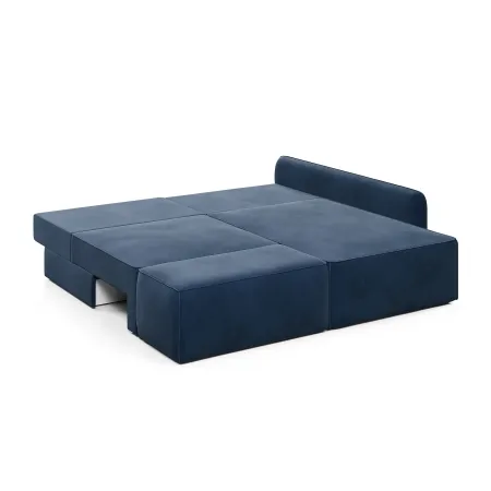 ПОРТЛЕНД Диван угловой с банкеткой синий