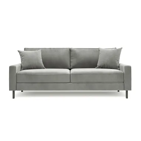 Хорошее настроение Диван прямой, серебристо-серый