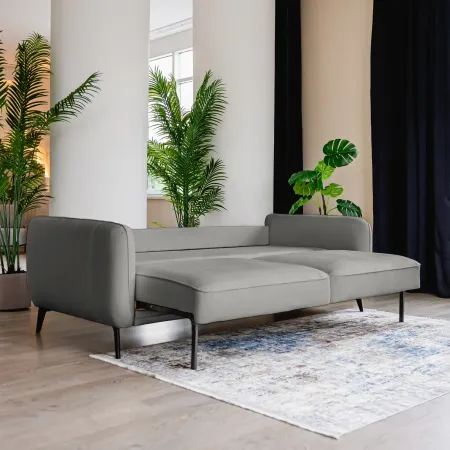 СЧАСТЛИВЫЙ ДЕНЬ Диван прямой, серый